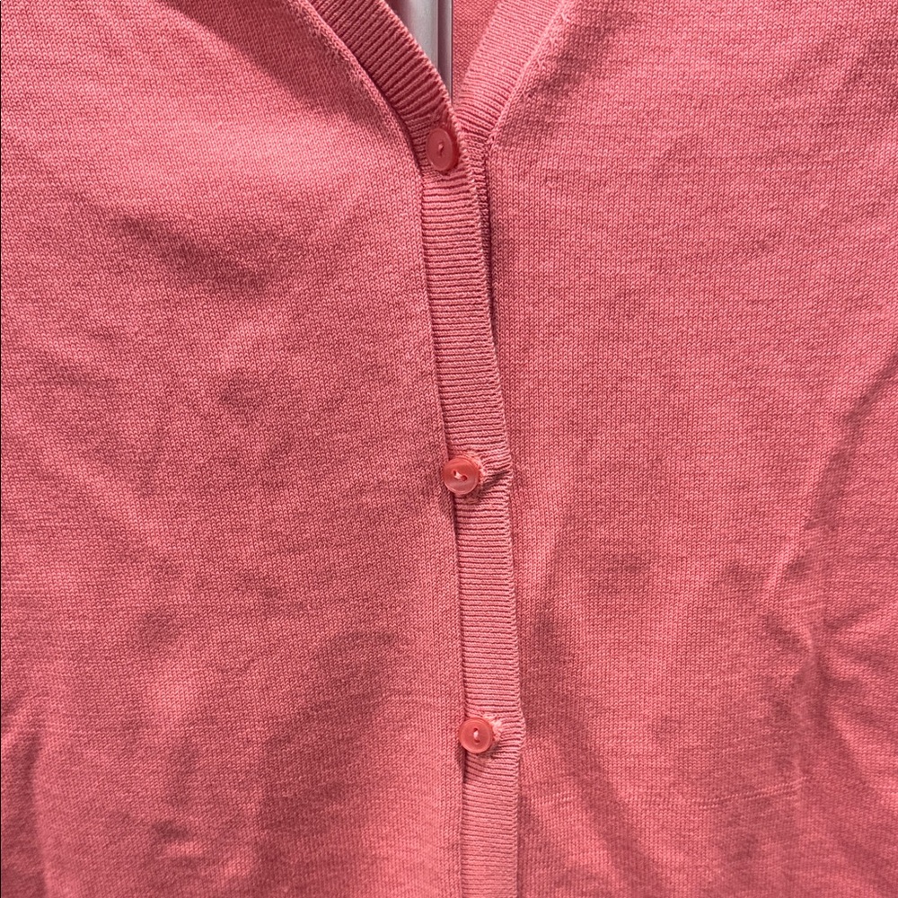 Pink Button-Up Cardigan - Picture 2 of 5